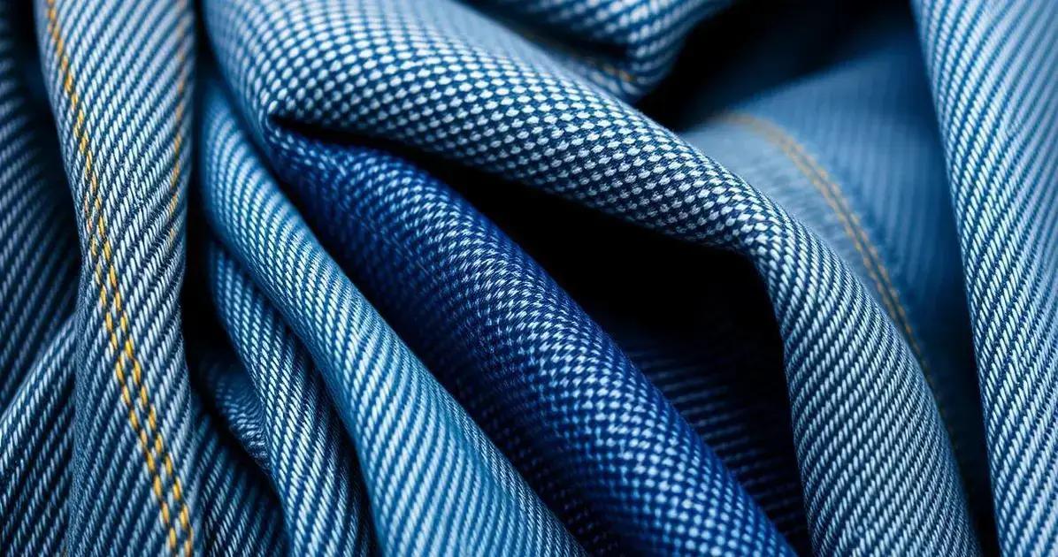 O que é o tecido jeans?