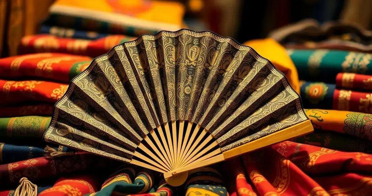 O que é um leque artesanal?