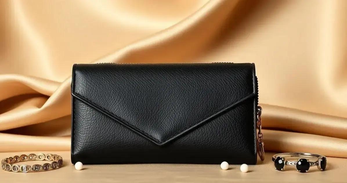 O que é uma carteira clutch?