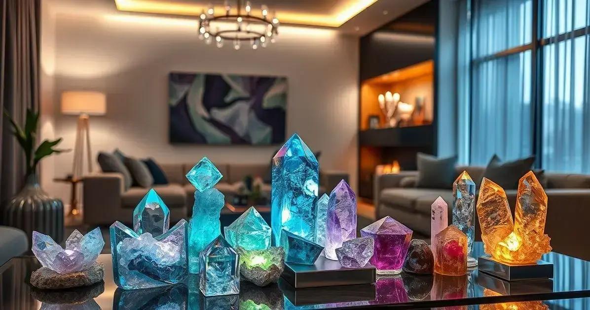 O que são cristais decorativos?