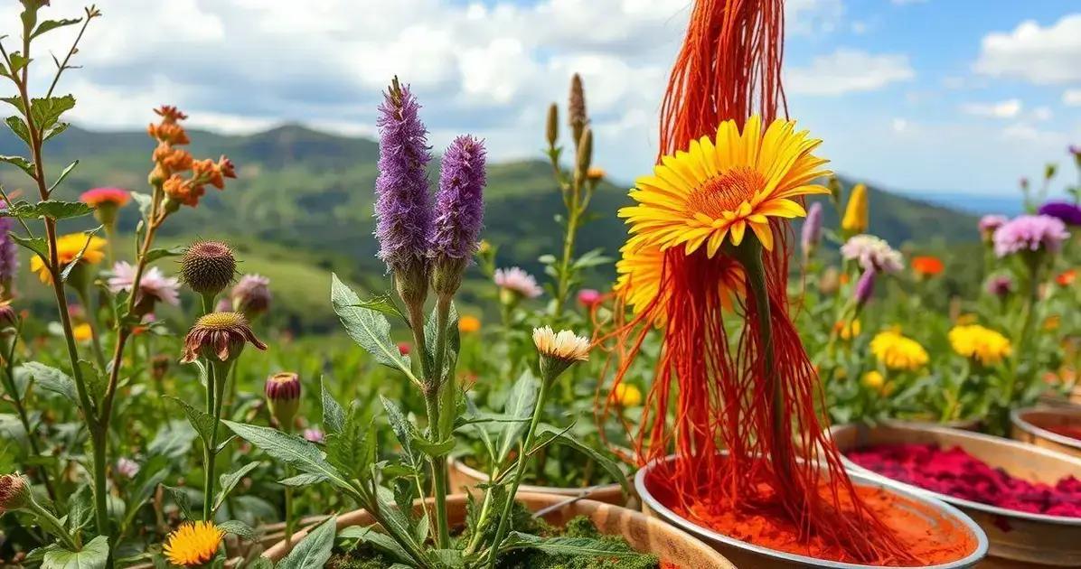 O que são tinturas vegetais?