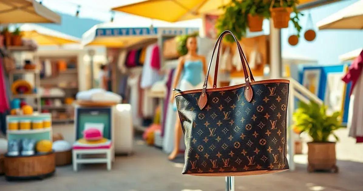 Onde comprar biquini branco e Louis Vuitton Neverfull