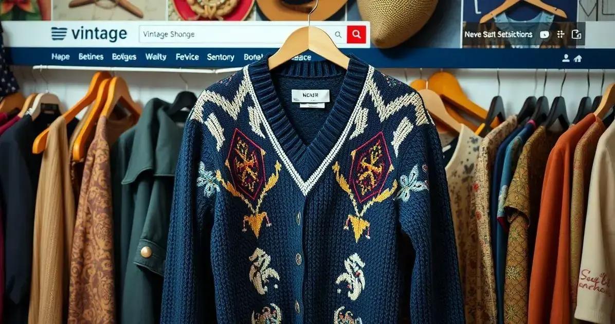 Onde comprar camisola vintage online