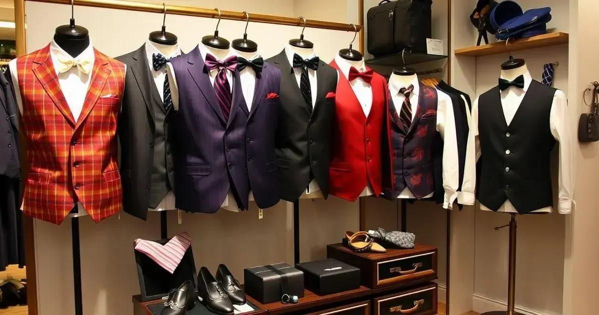 Onde comprar colete social masculino e acessórios