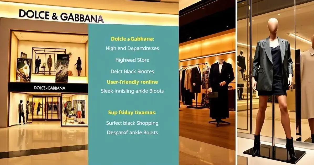 Onde comprar vestido Dolce Gabbana e Bota Cano Curto Napa Preto Salto 8,5 cm