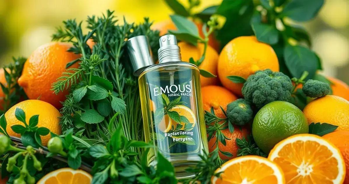 Perfume Cítrico Herbal: Frescor Energizante para o Dia a Dia