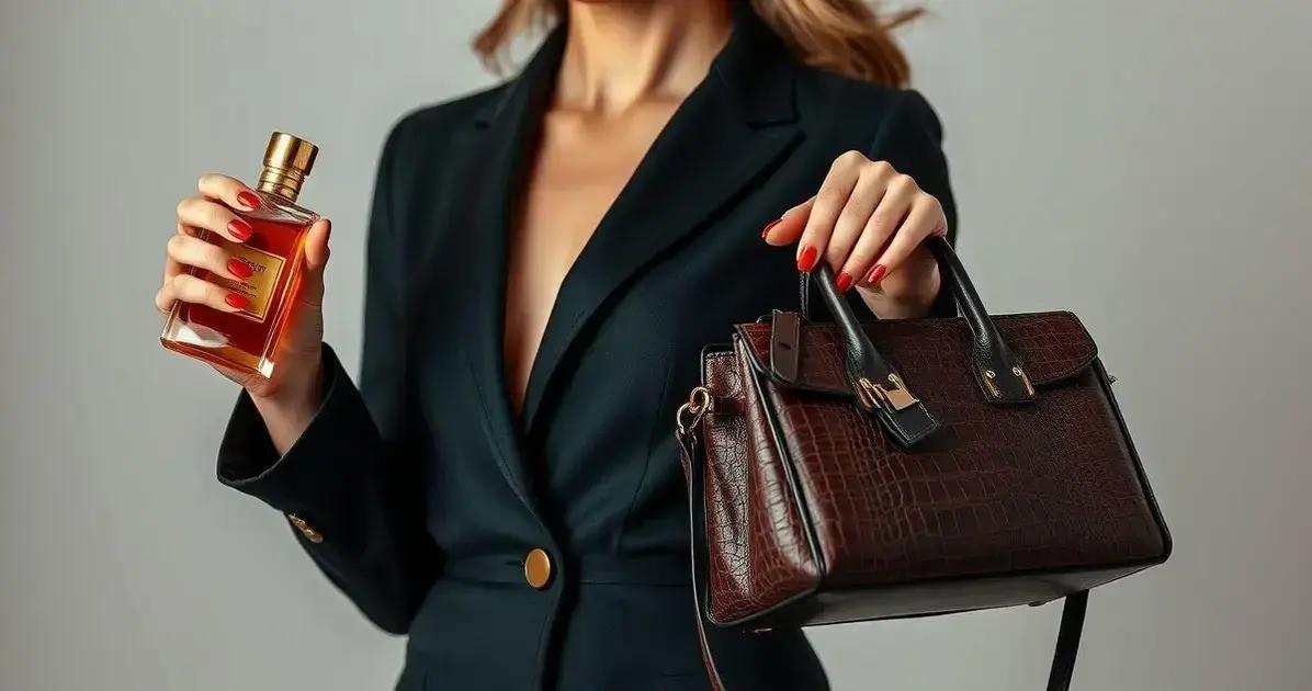 Perfume oriental âmbar e bolsas réplicas: uma combinação elegante