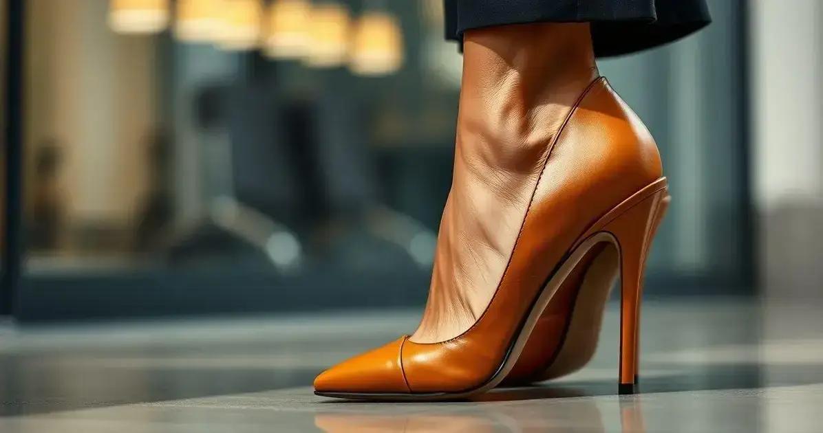 Por que escolher o Sapato Scarpin Bico Fino Napa Caramelo com Salto de 10 cm?