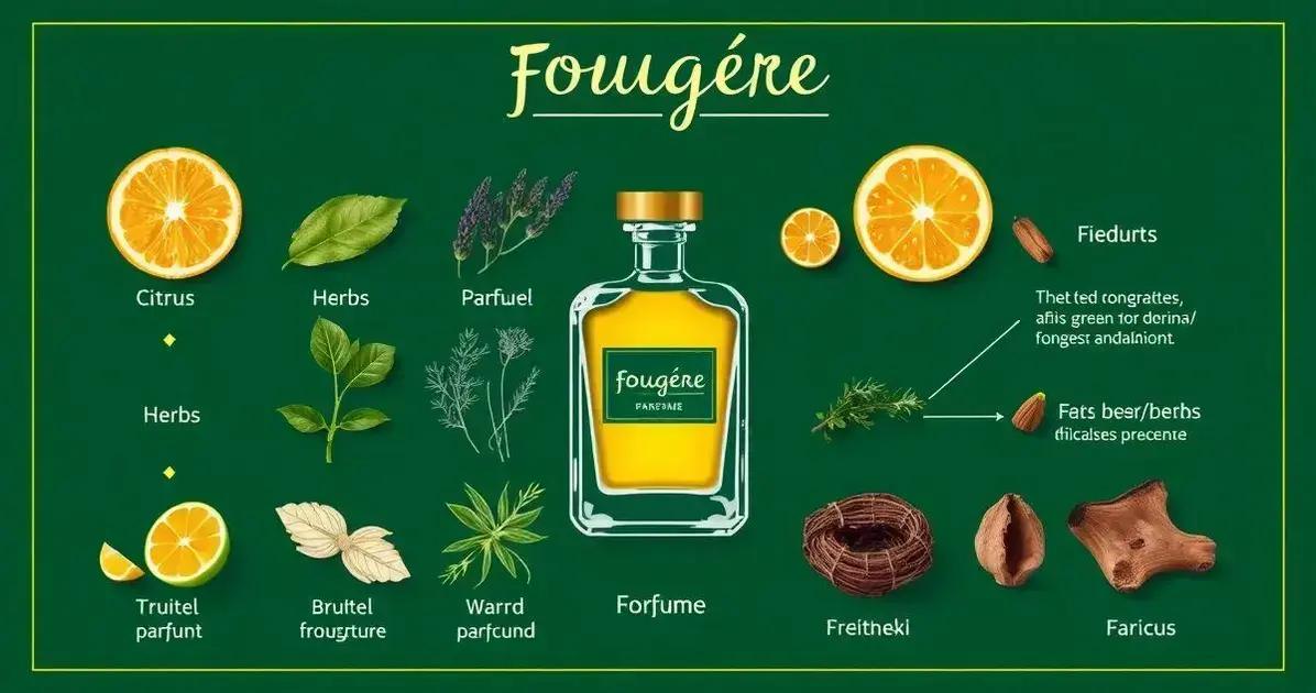 Principais notas de um perfume fougère