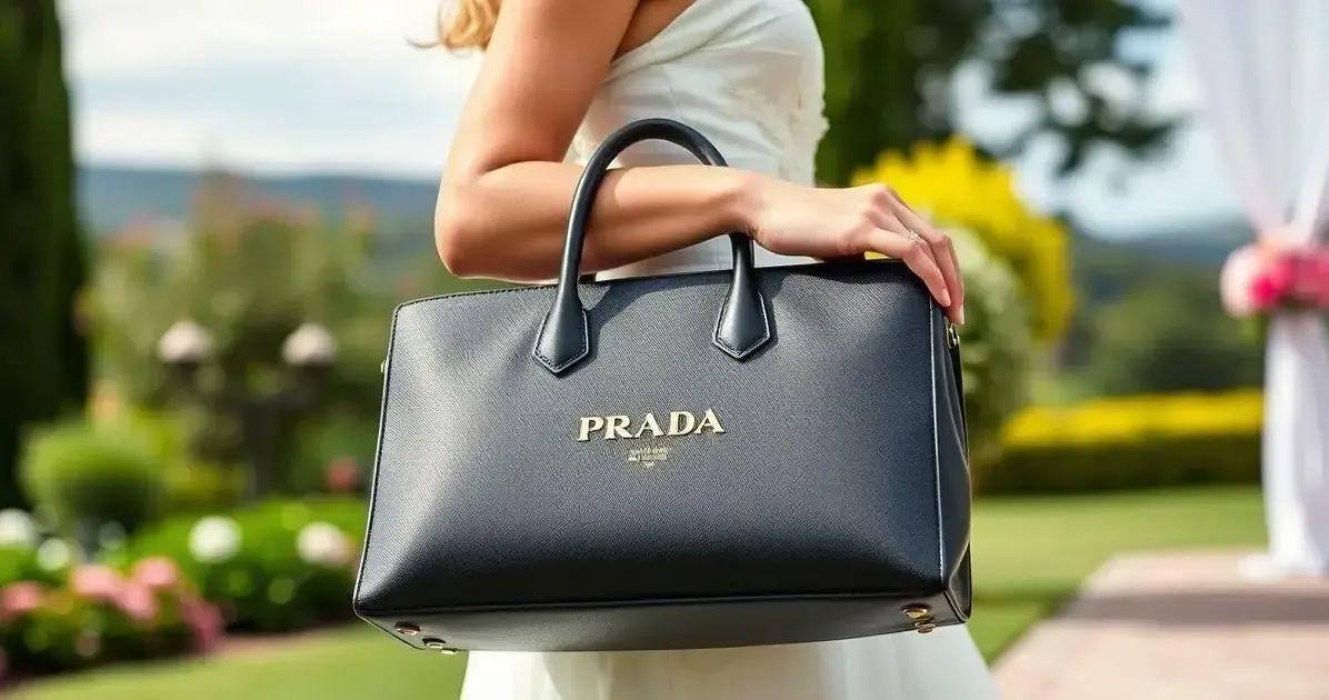 Referências de Luxo: A Bolsa Prada e Acessórios