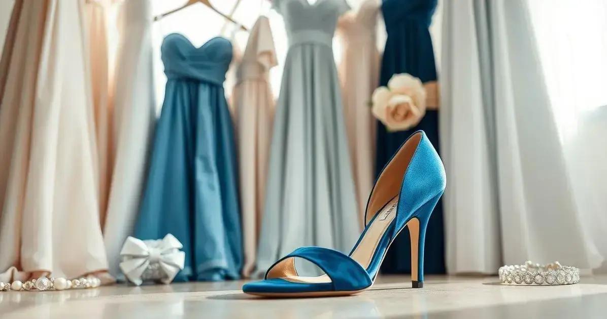 Sandália Feminina Napa Azul com Salto de 8,5 cm: o complemento perfeito