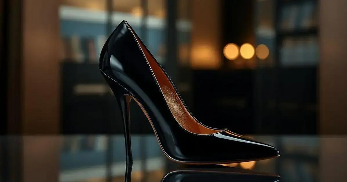 Sapato Scarpin Bico Fino Napa Preto Salto 10 cm: uma excelente opção