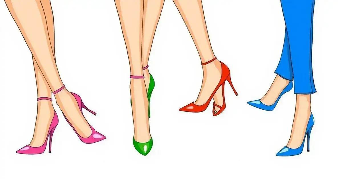Sapato Scarpin Napa Rosa, Napa Verde e Napa Azul Salto 9 cm: Estilo e Conforto após o Lipo Laser