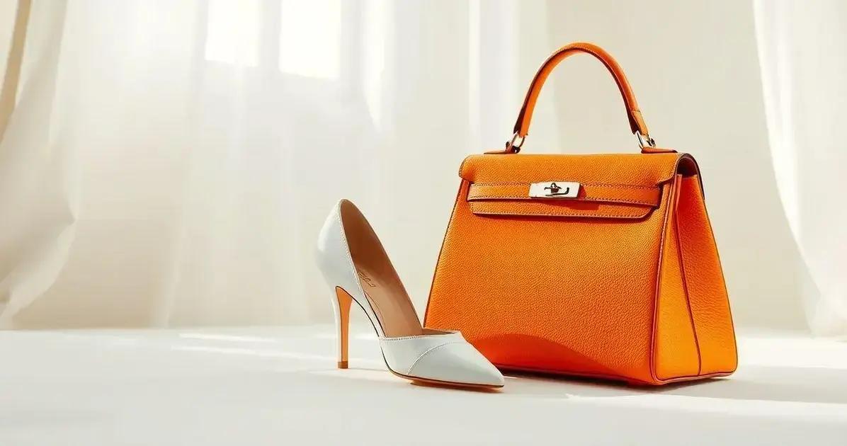 Sapatos de noiva e a Hermès Kelly 28 Taurillon Clémence – Laranja – Um Ícone Atemporal