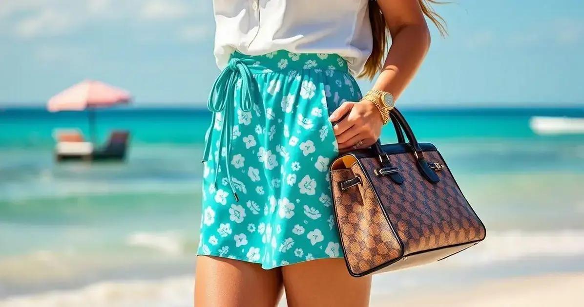 Short Saia Praia: Conforto e Movimento para Atividades à Beira-mar