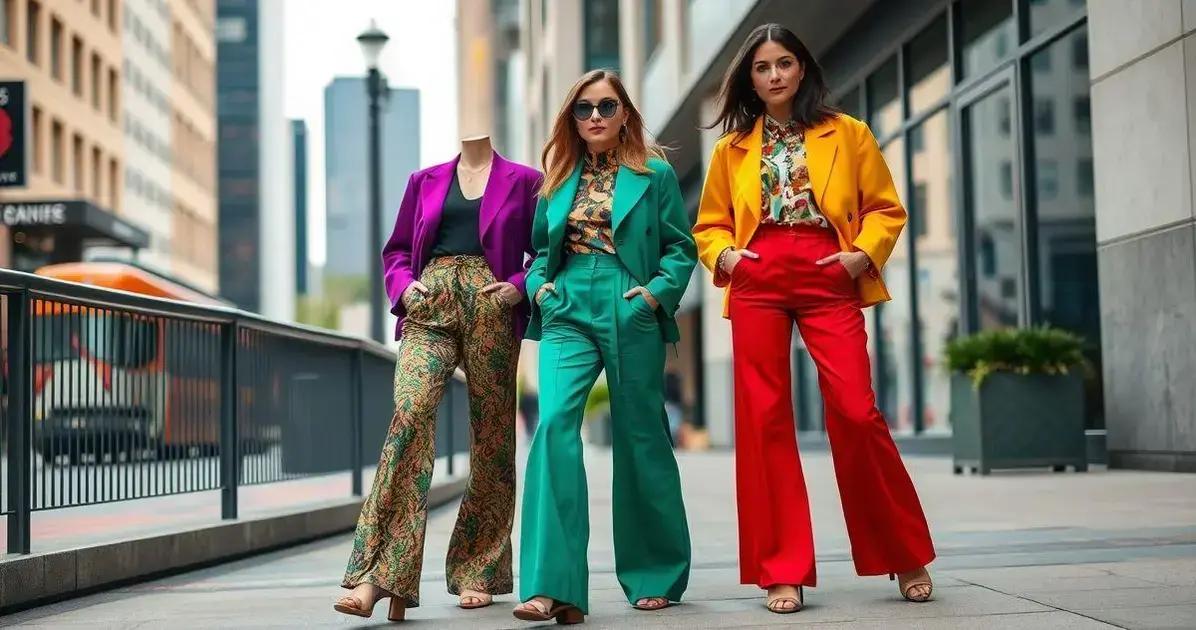 Tendências da calça flare feminina para 2023