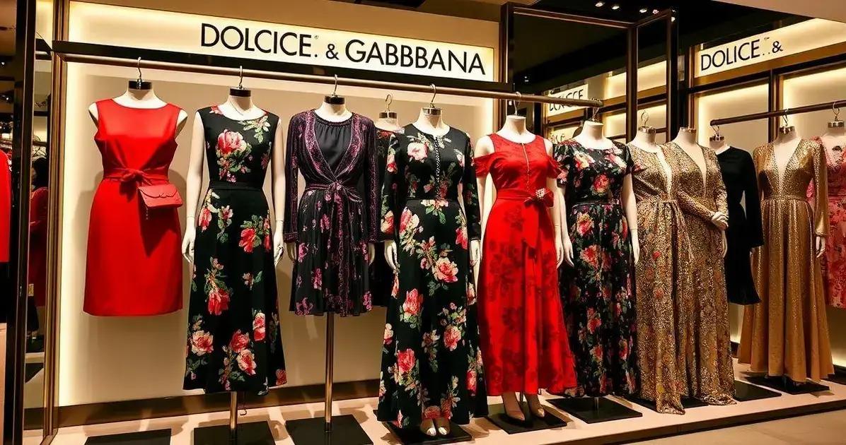 Tendências de cores para vestidos Dolce Gabbana