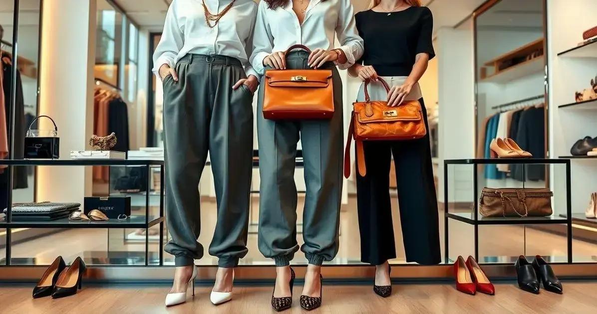 Tendências de Moda: Calça Slouchy e Acessórios