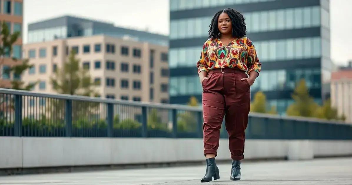Tendências de moda plus size em alfaiataria