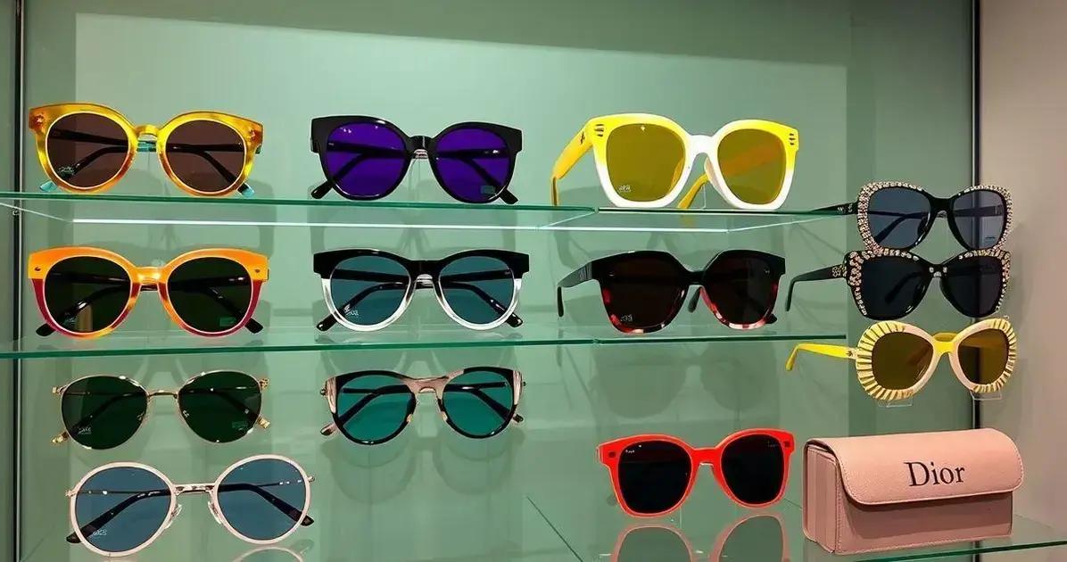 Tendências de óculos da Dior em 2023