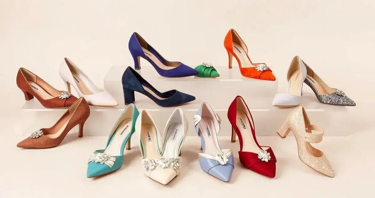 Tendências de sapatos de noiva em 2024