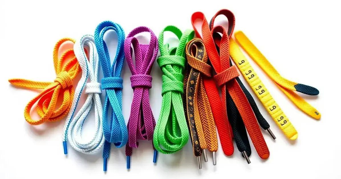 Tipos de laces disponíveis no mercado