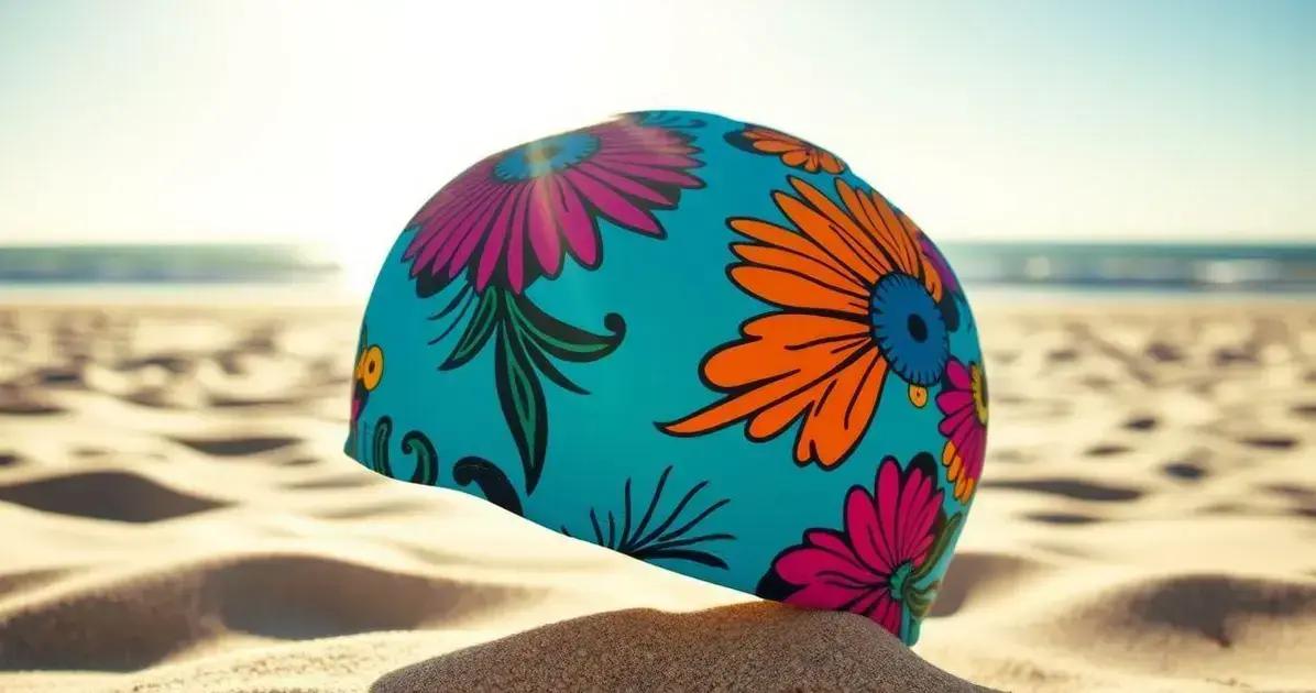Touca Natação Estampada: Função e Estilo Para Piscina e Mar