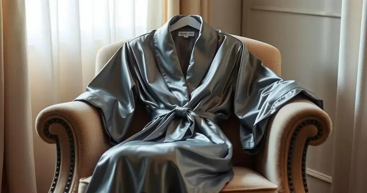 Vantagens do robe cetim para momentos especiais