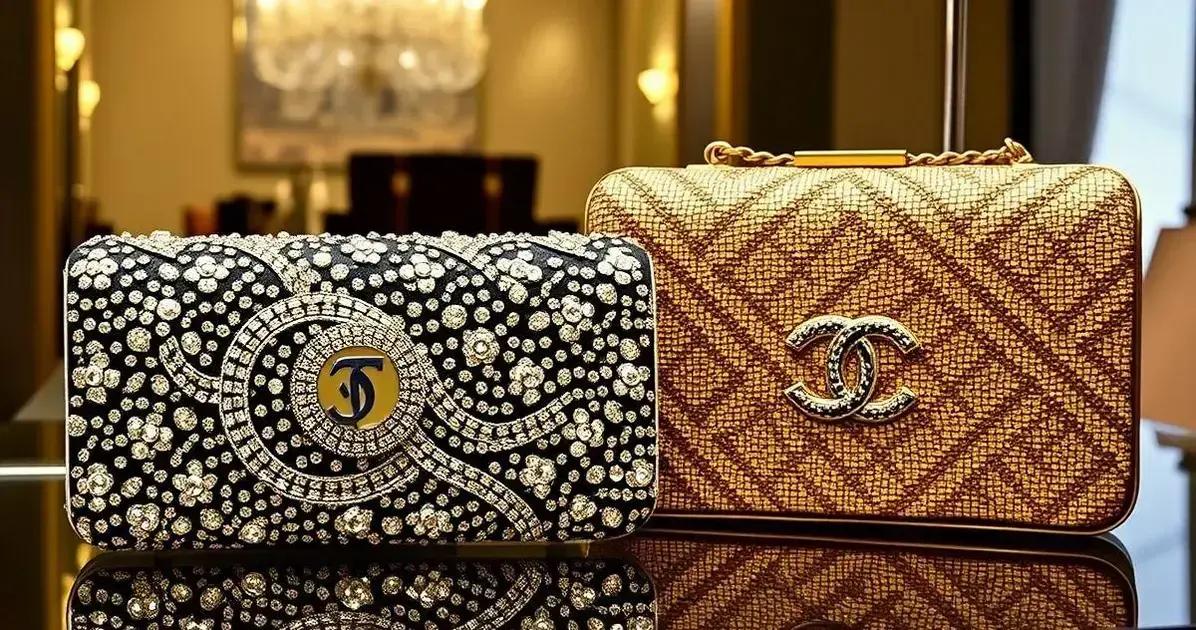 A relação entre a Clutch Jimmy Choo e a bolsa chanel shinny