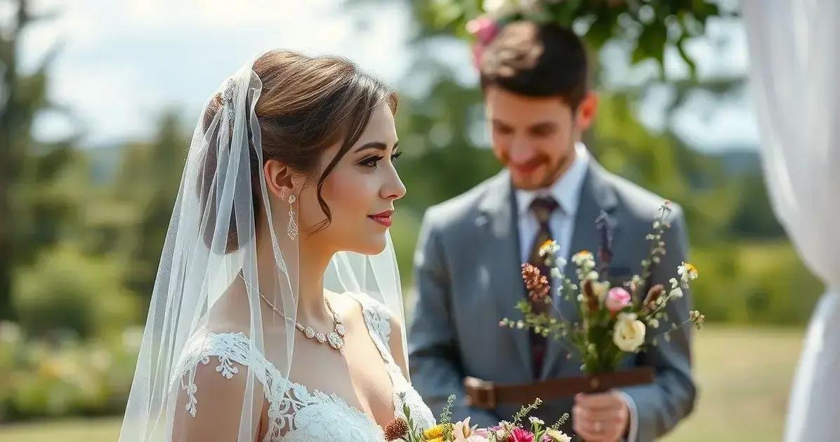 Acessórios ideais para o vestido de noiva no campo