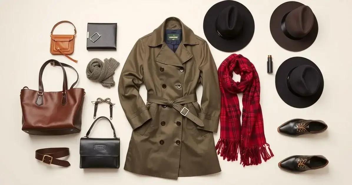 Acessórios que combinam com trench coat plus size