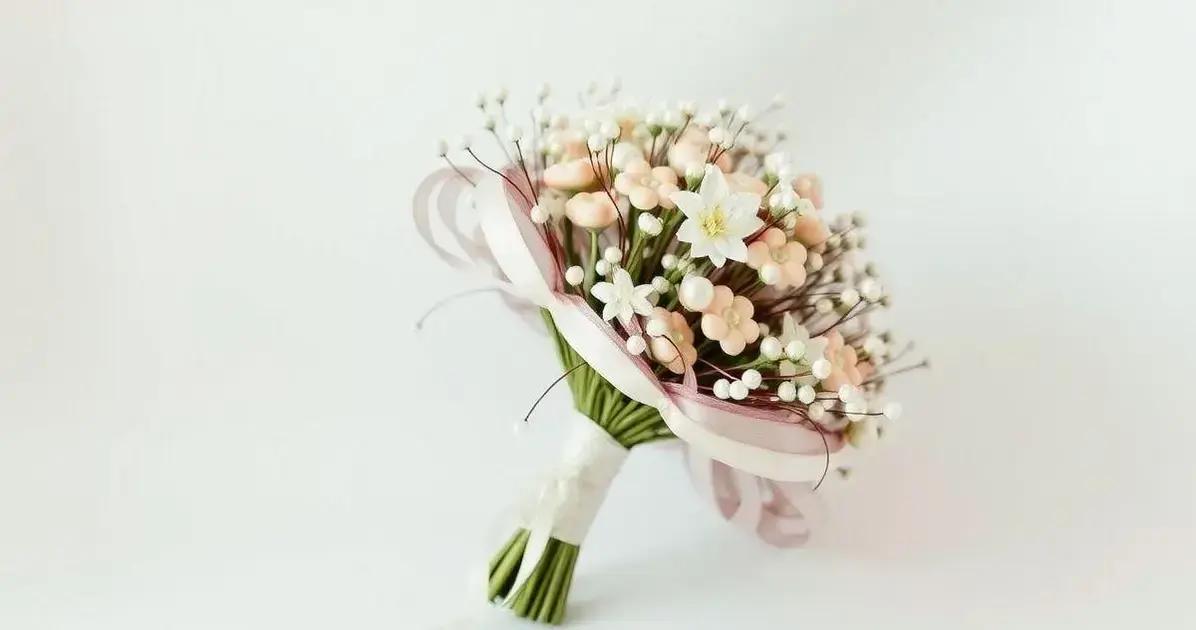Acessórios que complementam o bouquet minimalista