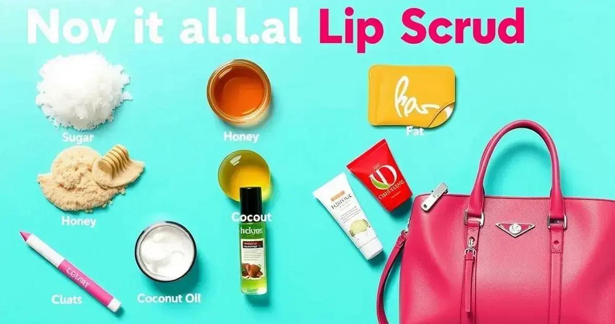 Benefícios do esfoliante labial caseiro