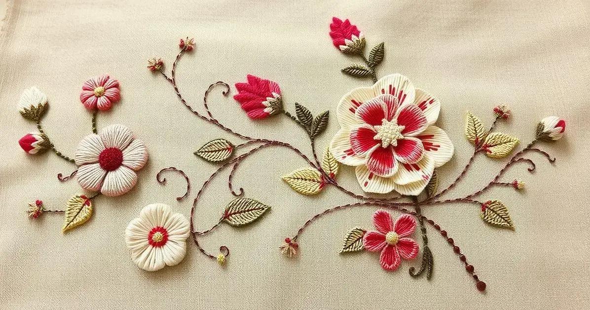 Bordado Vintage: Arte e Detalhe Manual no Vestuário