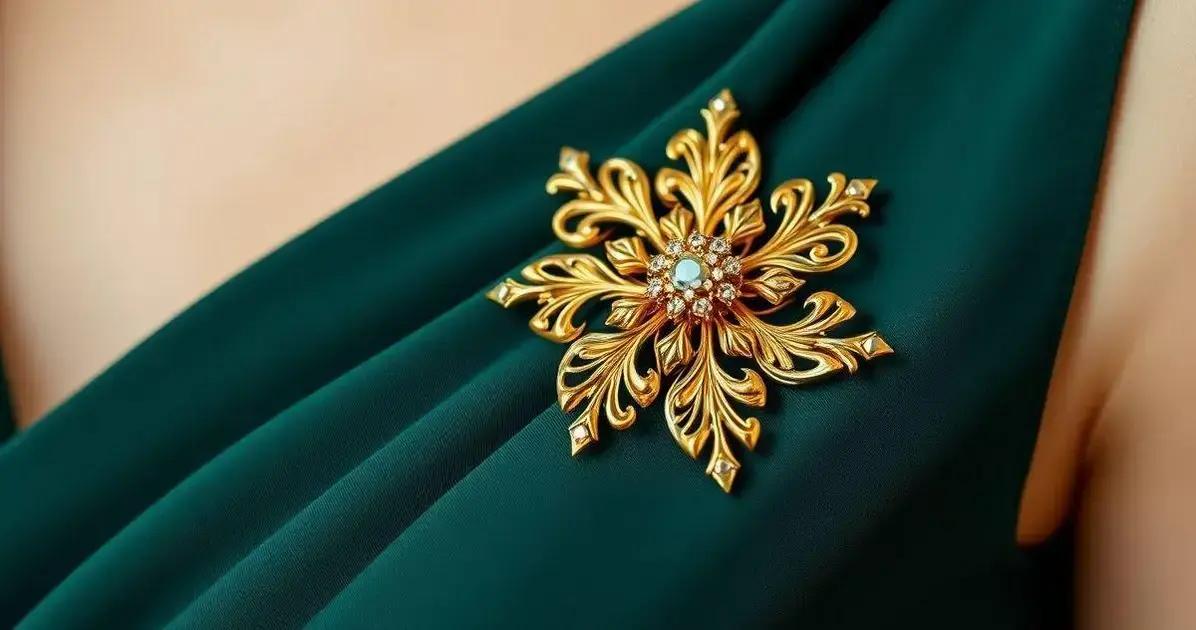 Broche de Ouro: Elegância e Tradição