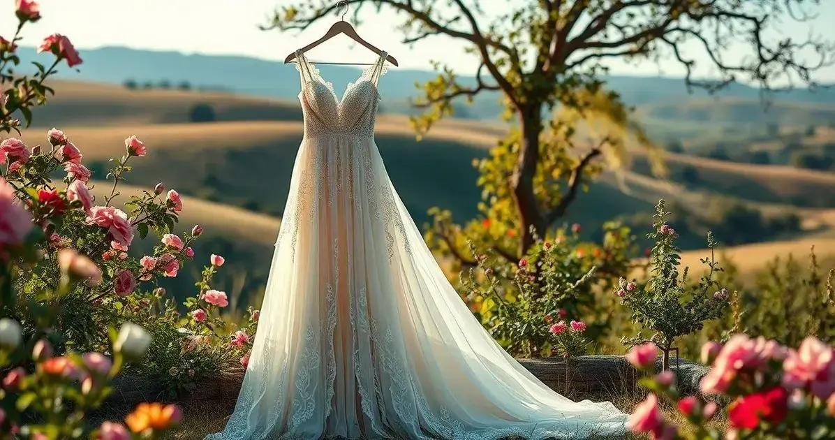 Características do vestido boho noiva