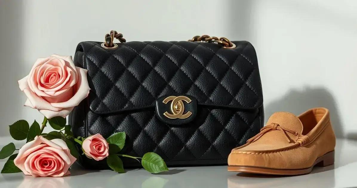 Combinação perfeita: Bolsa Chanel e Mocassim Feminino Rasteiro Napa Rosê e Bege
