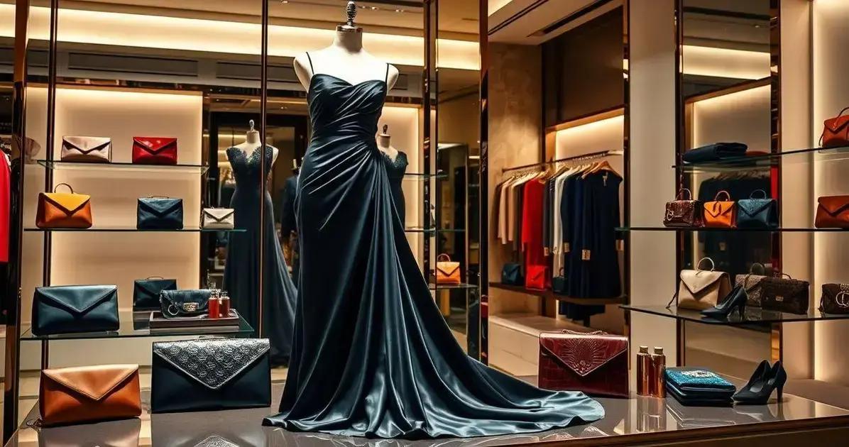 Combinações com a bolsa premium para vestido de gala