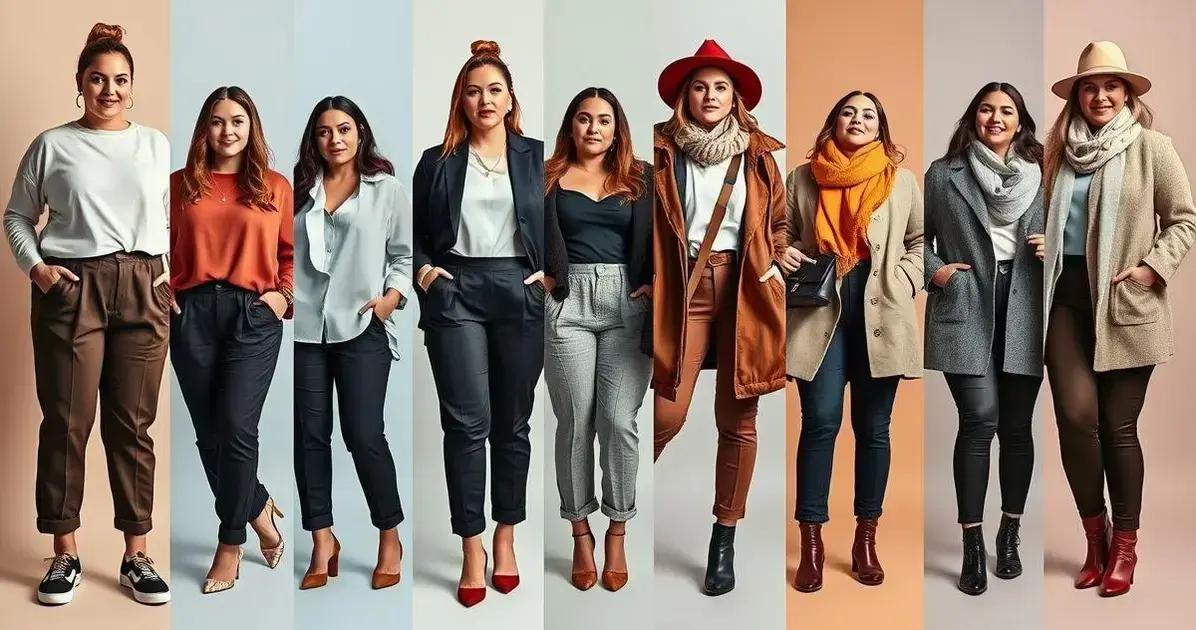 Combinações de looks com calça pantacourt plus size