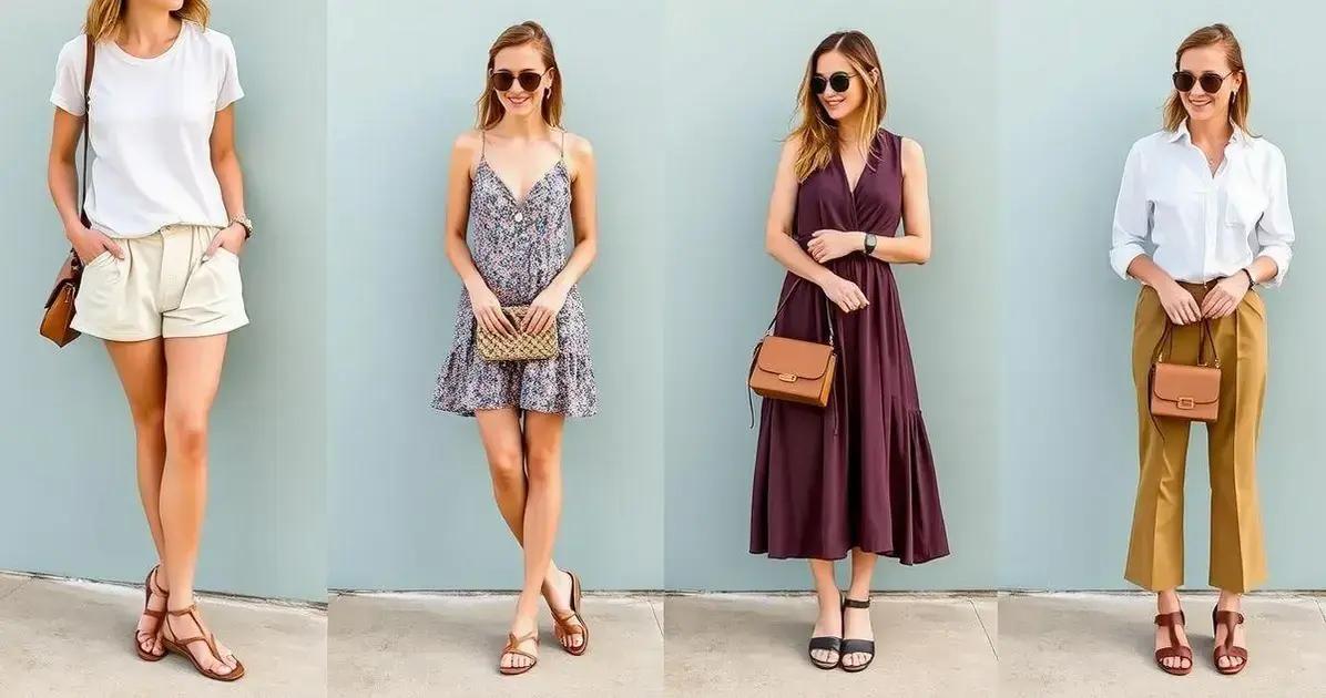 Combinações de looks com sandália rasteira