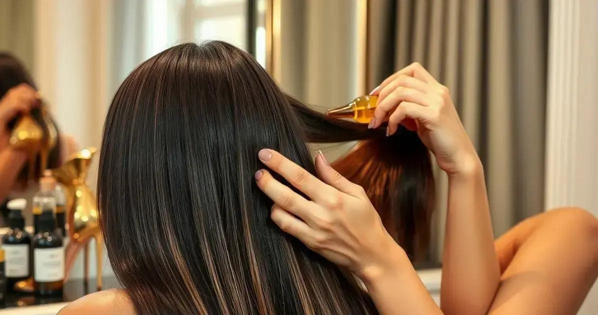 Como aplicar o óleo reparador capilar corretamente?