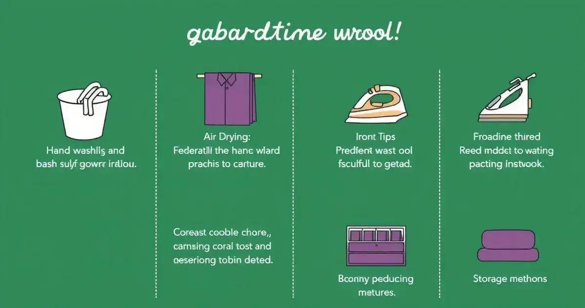 Como cuidar do tecido gabardine de lã