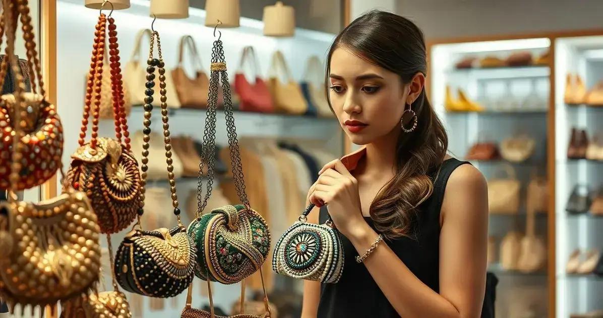 Como escolher a bolsa de contas vintage ideal