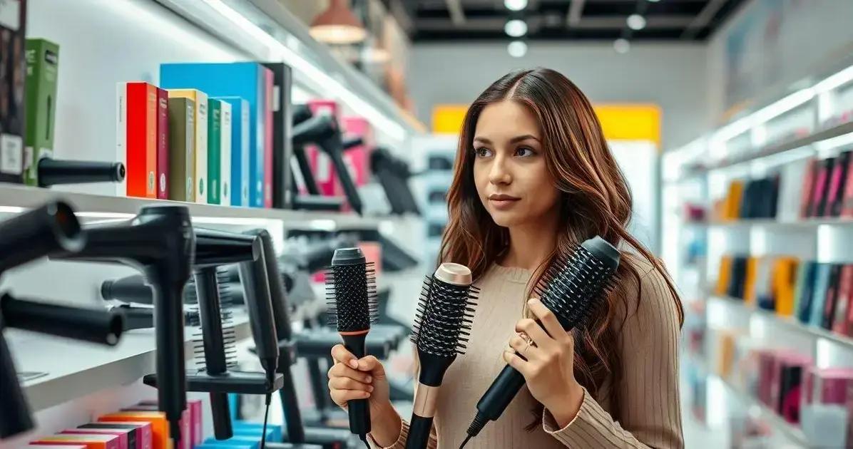 Como escolher a escova secadora ideal