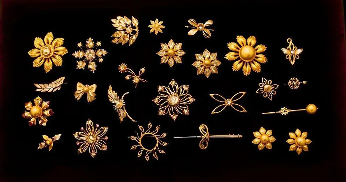 Como escolher o broche de ouro ideal