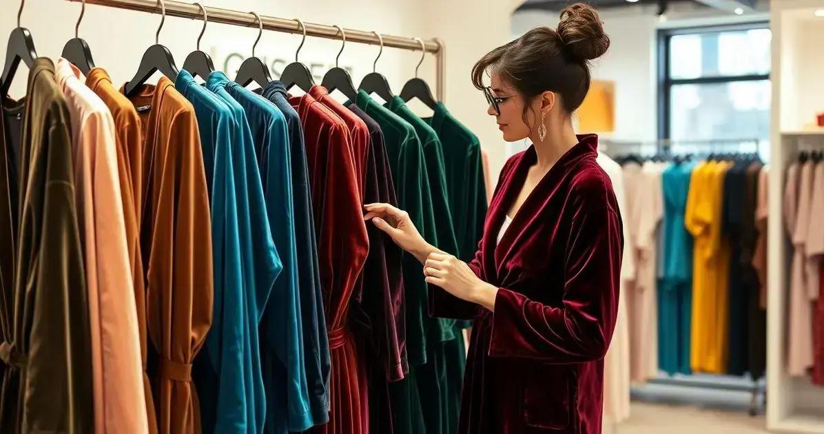 Como escolher o robe de veludo ideal