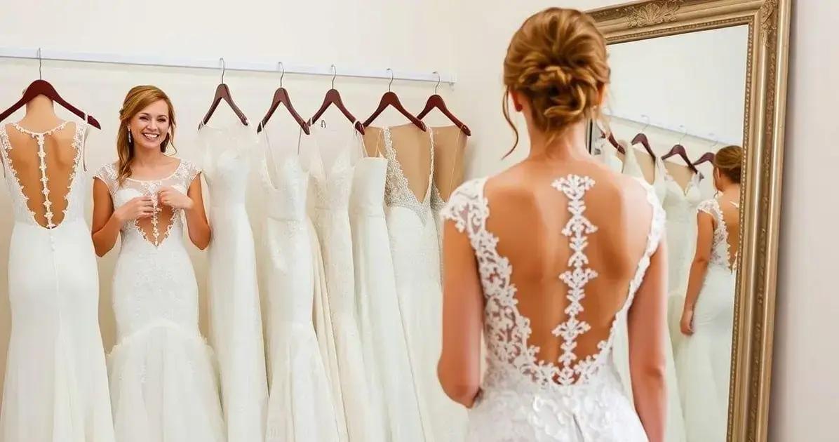 Como escolher o vestido de noiva com decote nas costas ideal