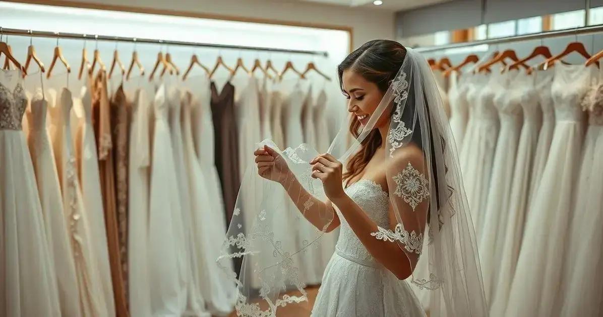 Como escolher o véu com renda perfeito