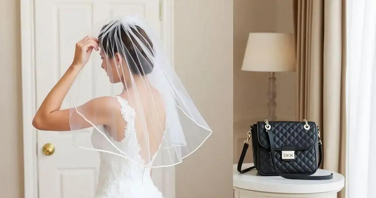 Como escolher o véu curto ideal para seu vestido