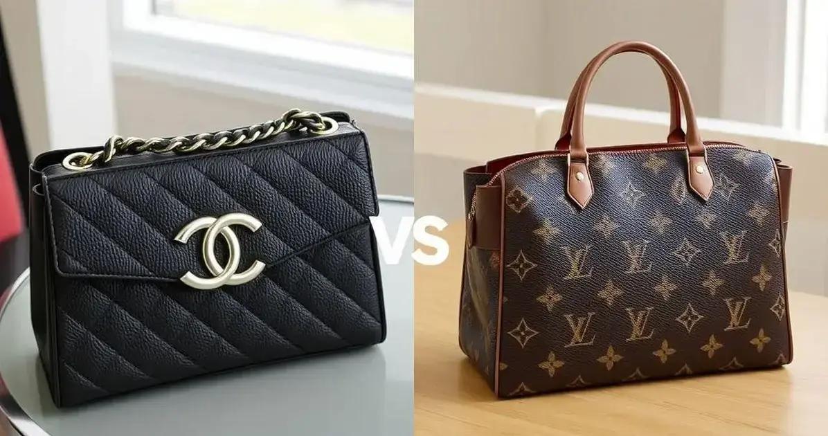 Comparação com a Louis Vuitton Eclipse Reverse